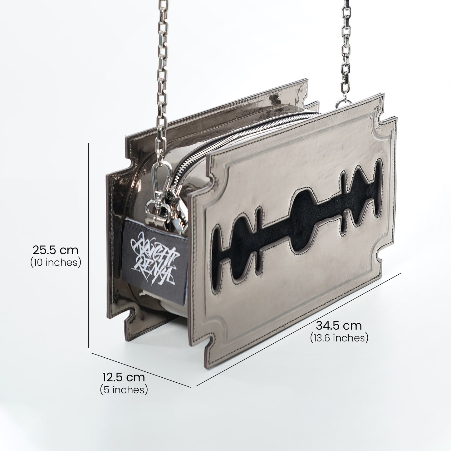 Moonlit Silver Handbag